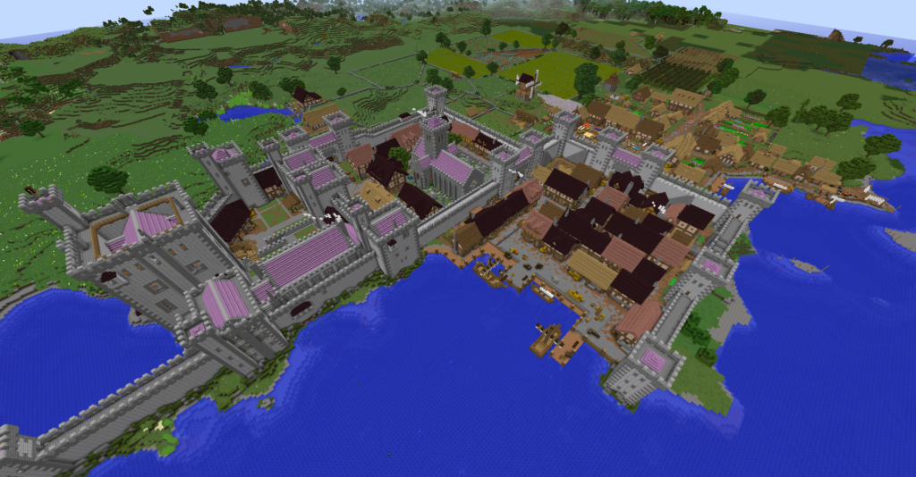 マイクラ配布ワールド(中世の城と町 コンクエスト)