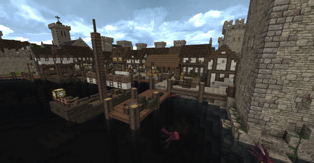 マイクラ配布ワールド(中世の城と町: コンクエスト)