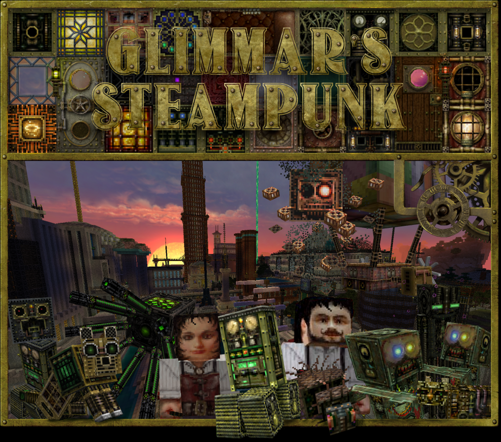 マイクラリソースパック1 12glimmar S Steampunk